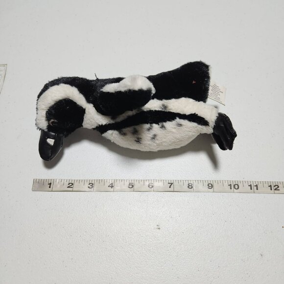 Rinco African Penguin 10 inch Black White Bird Beanbag Plush Stuffed Animal Toy - Picture 5 of 5